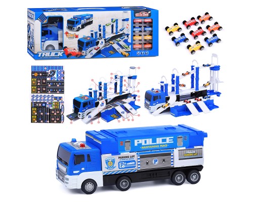 Машина-Трек "Гонки на горках" в коробке (синий)