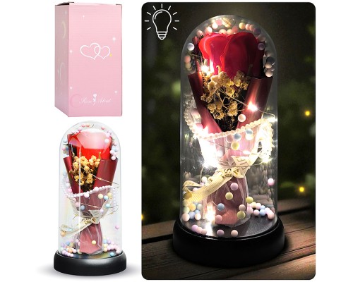 Светильник "Необыкновенная роза" в коробке