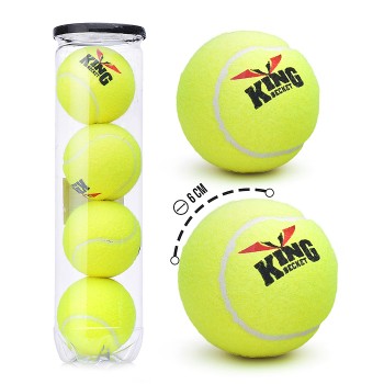 Набор мячей для большого тенниса (4 шт.) в тубусе