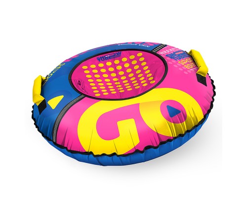 Игрушка. Тюбинг с круговым дизайном 85см (графический розовый)