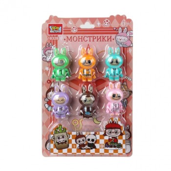 Конструктор фигурки "Монстрики" 6 шт.