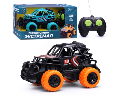 Машина "Внедорожник Экстремал-4" р/у, 27 MHz, в коробке