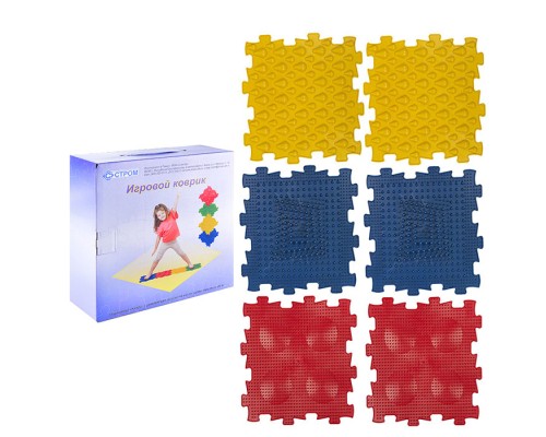 Игровой коврик 6эл.
