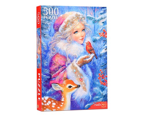 Пазлы 500 "Снежная принцесса"