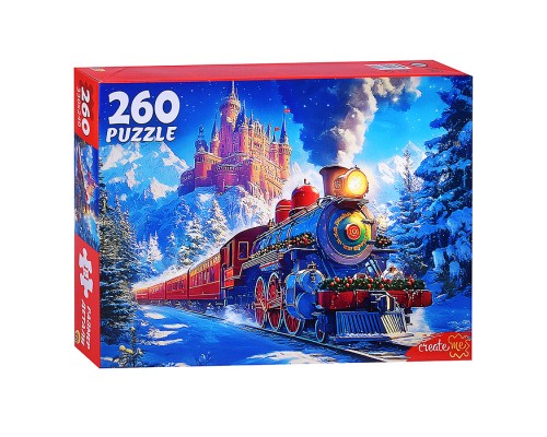 Пазлы 260 "Новогодний экспресс"