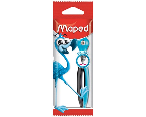 Циркуль "Essentials", 120мм, пластиковый, грифель 2мм, ассорти, европодвес