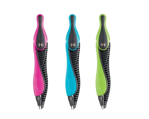 Циркуль пластик с грифелем "KID'Z" с безопасной иглой