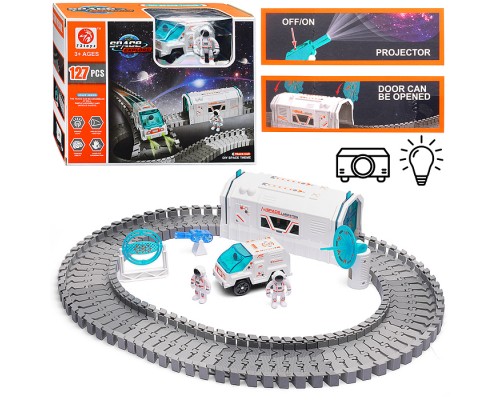 Игровой набор-трек "Космическая гонка"  в коробке