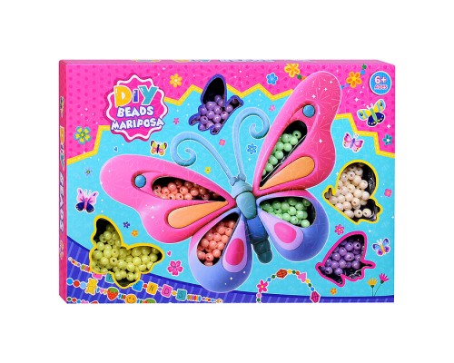 Набор создание украшений "Цветные бусины" в коробке