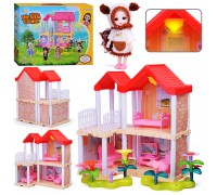 Дом для куклы "Котедж" с мебелью, в коробке