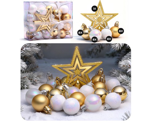 Набор новогодних украшений "Яркие впечатления"