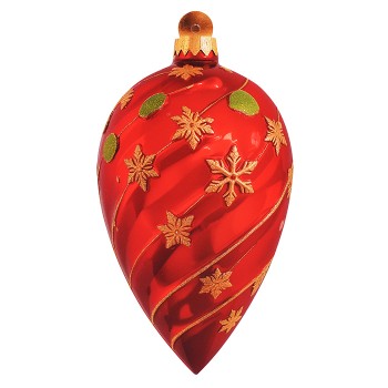 Вырубная фигурка "Елочная игрушка" (двухсторонняя, ВД-лак)