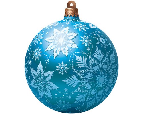 Вырубная фигурка "Новогодняя игрушка" (двухсторонняя, ВД-лак)