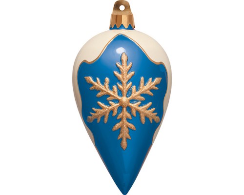 Вырубная фигурка "Елочная игрушка" (двухсторонняя, ВД-лак)