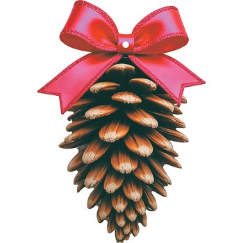 Вырубная фигурка "Елочная игрушка" (двухсторонняя, ВД-лак)