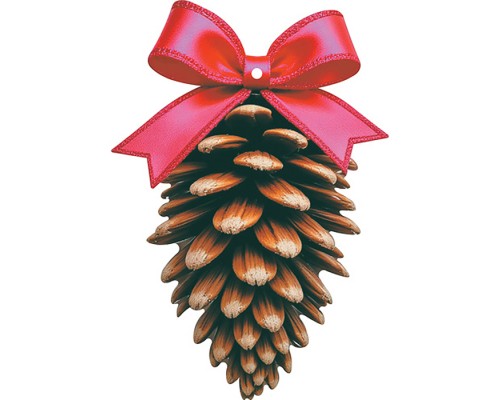 Вырубная фигурка "Елочная игрушка" (двухсторонняя, ВД-лак)