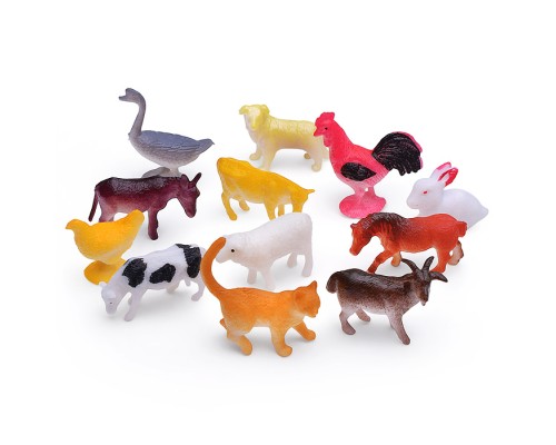 Наборы животных "Домашняя ферма" в пакете