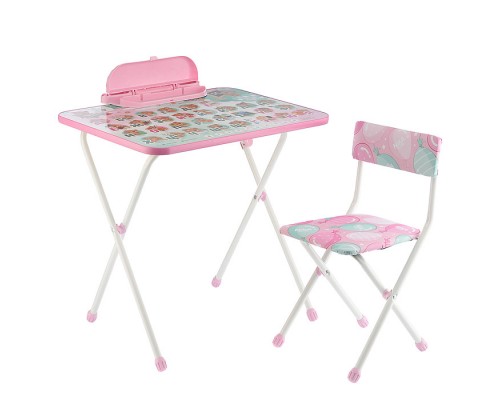 Комплект "Познайка" (стол+стул) с забавными медвежатами