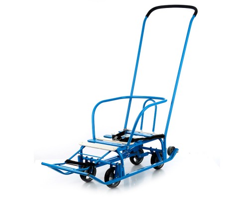 Игрушка. Санки детские "Тимка 5 универсал+" (голубой)