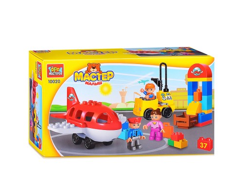 Конструктор большие кубики: Аэропорт , 37 дет. Конструктор большие кубики: Аэропорт , 37 дет.