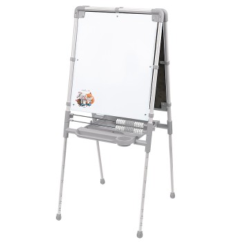 Доска знаний-мольберт 2 двусторонний (серый)