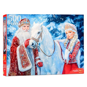 Пазлы 500 "Новогодние чудеса"
