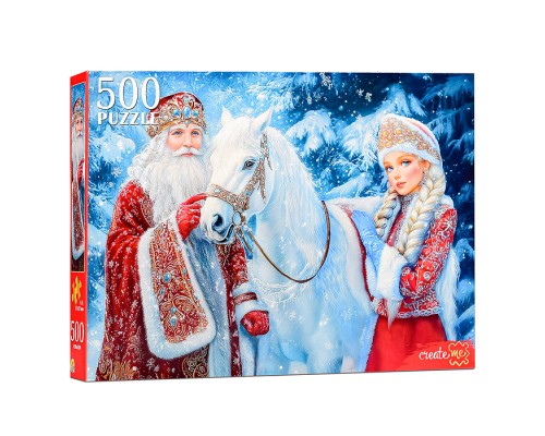 Пазлы 500 "Новогодние чудеса"