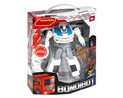 Трансформер 2в1 робот-автомобиль, белая Полиция Трансформер 2в1 робот-автомобиль, белая Полиция