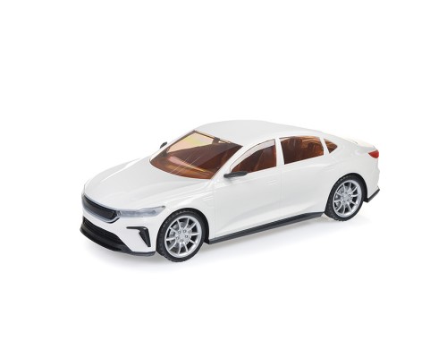 Автомобиль легковой "Элит-Платинум" инерционный (белый) (в пакете)