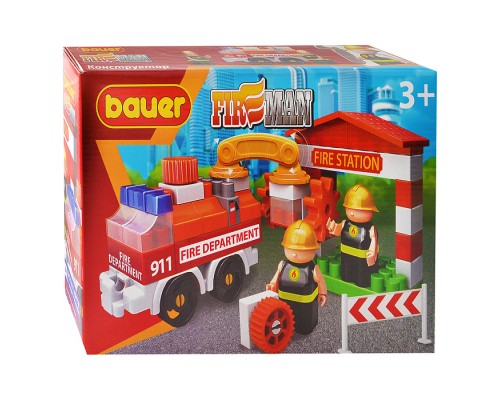 Конструктор 739 "Fireman" набор пожарная машина и пожарный гидрант Конструктор 739 "Fireman" набор пожарная машина и пожарный гидрант