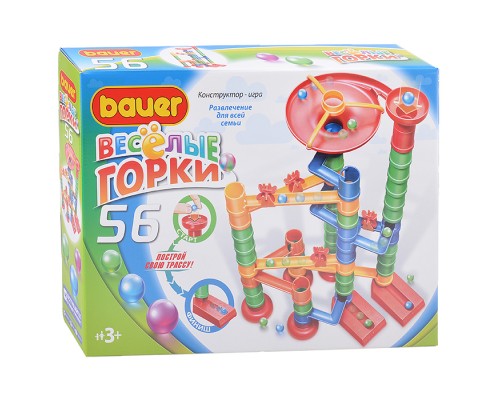 Конструктор 583 Игровой набор Весёлые горки 56 Конструктор 583 Игровой набор Весёлые горки 56