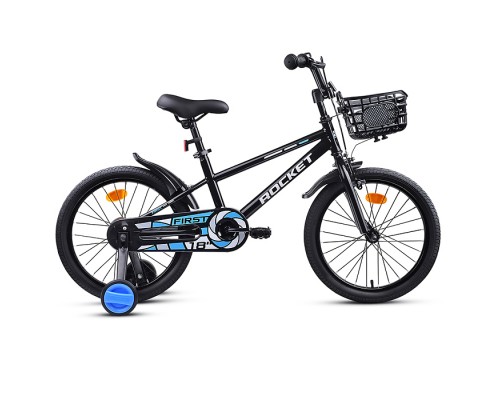Велосипед 18" Rocket First, цвет черный
