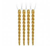 Набор новогодних украшений "Волны" (4шт х 13,5см)