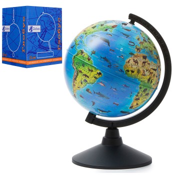 Глобус Зоогеографический (детский)