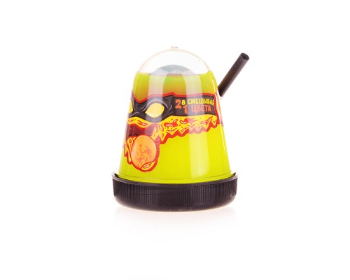 Лизун "Slime "Ninja", 2 в 1 смешивай цвета, желтый и красный, 130 г.