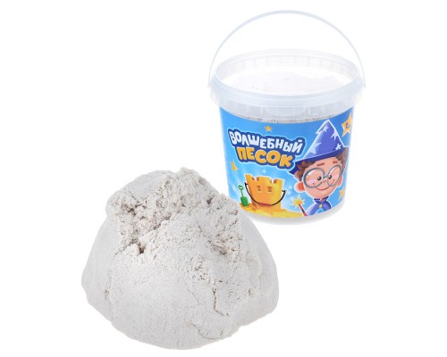 Кинетический песок "Волшебный песок" 1200 гр., ведерко, песочный