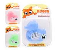 Массажер для десен охлаждающий (прорезыватель) "Уточка"