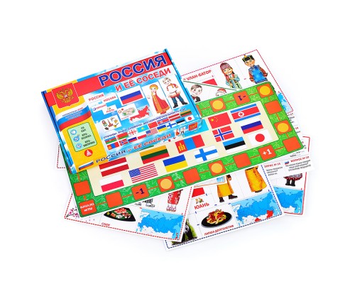 Игра настольно-печатная "Россия и её соседи"