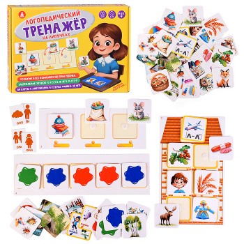 Тренажер логопедический на липучках