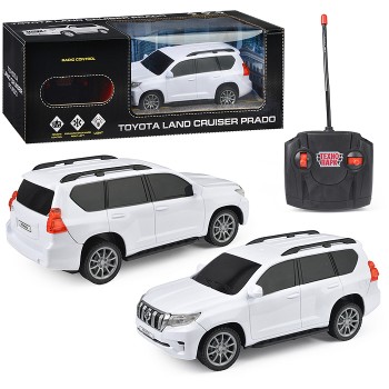 Машина Toyota Prado 19 см, (свет, р/у, белый)