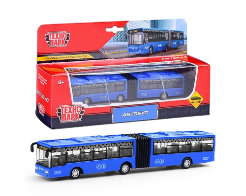 Машина металл Автобус 18 см, инерция, в коробке