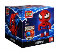 Конструктор 3D сборная фигурка "Супергерои" 438 дет.