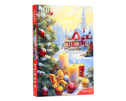 Пазлы 500 "Новогодняя сказка"