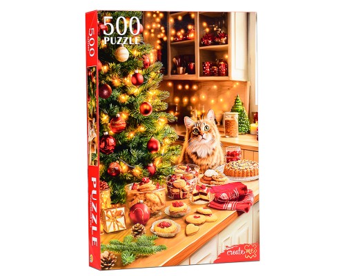 Пазлы 500 "Новогодний уют"