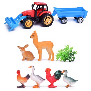 Набор животных "Счастливая ферма" в пакете