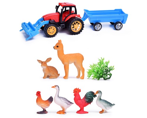 Набор животных "Счастливая ферма" в пакете