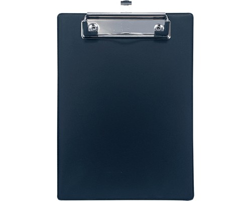 Клипборд A5 (165x240 мм) усиленный, толщина картона 2,5 мм, покрытие PP 150 мкм, черный