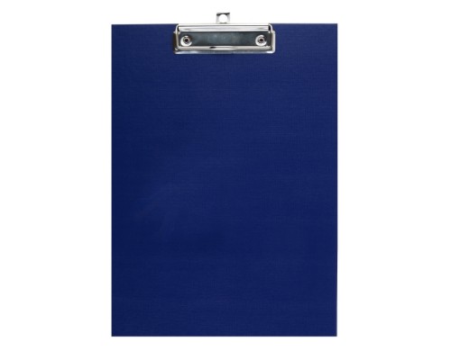 Клипборд A4, картон толщина 2 мм, покрытие ПВХ, синий