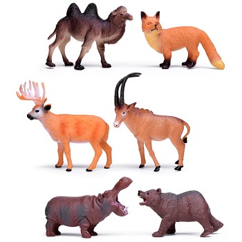 Набор животных "Зоопарк в миниатюре" в пакете