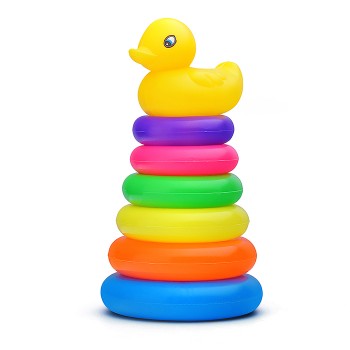 Пирамидка "Утёнок" (6 колечек) в сетке Пирамидка "Утёнок" (6 колечек) в сетке